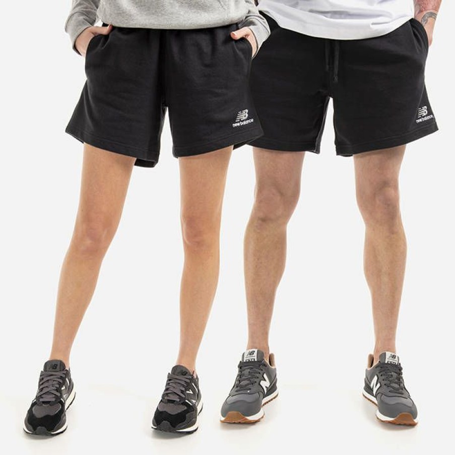 * Exclusive New Balance Essentials Shorts Us21500Bk | Mens Shorts