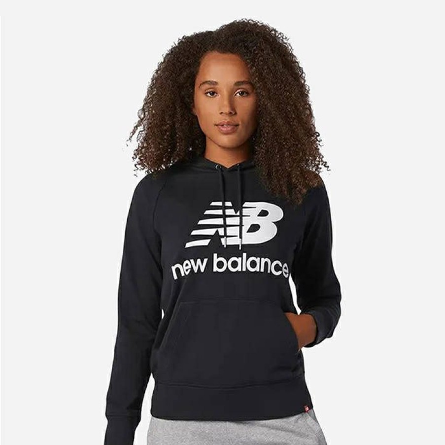 * Bargain Sale New Balance Sweatshirt Wt03550Bk | Women'S Sweatshirts