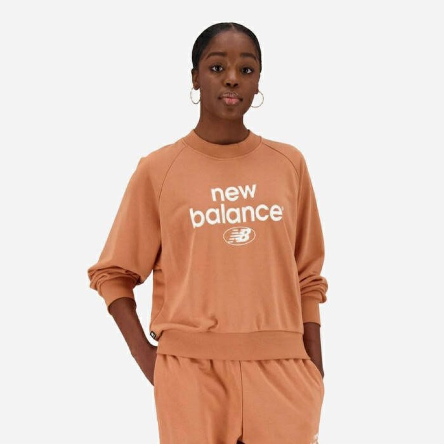 * Bargain Sale Women'S Sweatshirt New Balance Essentials Reimagined Wt31508Sei | Women'S Sweatshirts