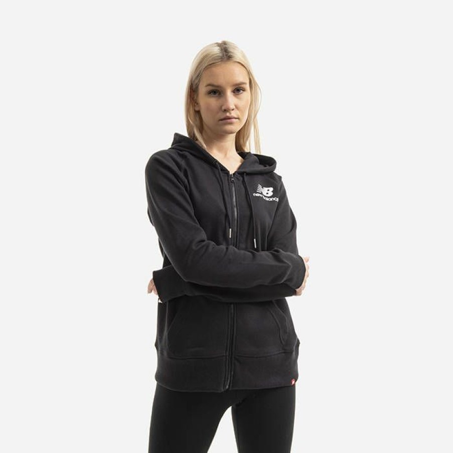 * Opening Sales New Balance Essentials Wj03530Bk Sweatshirt | Women'S Sweatshirts