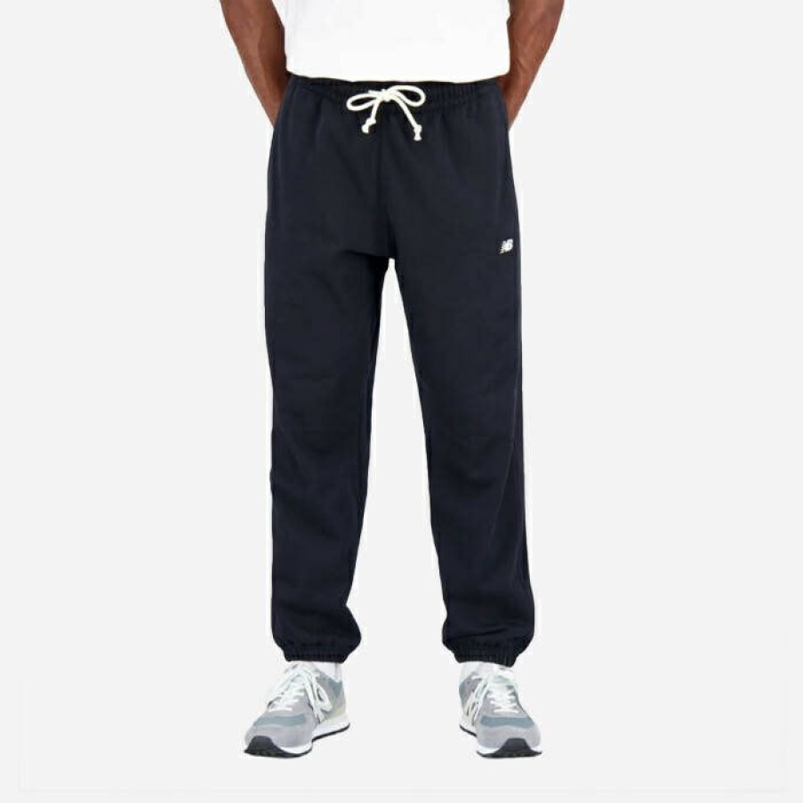 * Typical Style Men'S Trousers New Balance Athletics Remastered Mp31503Bk | Mens Trousers