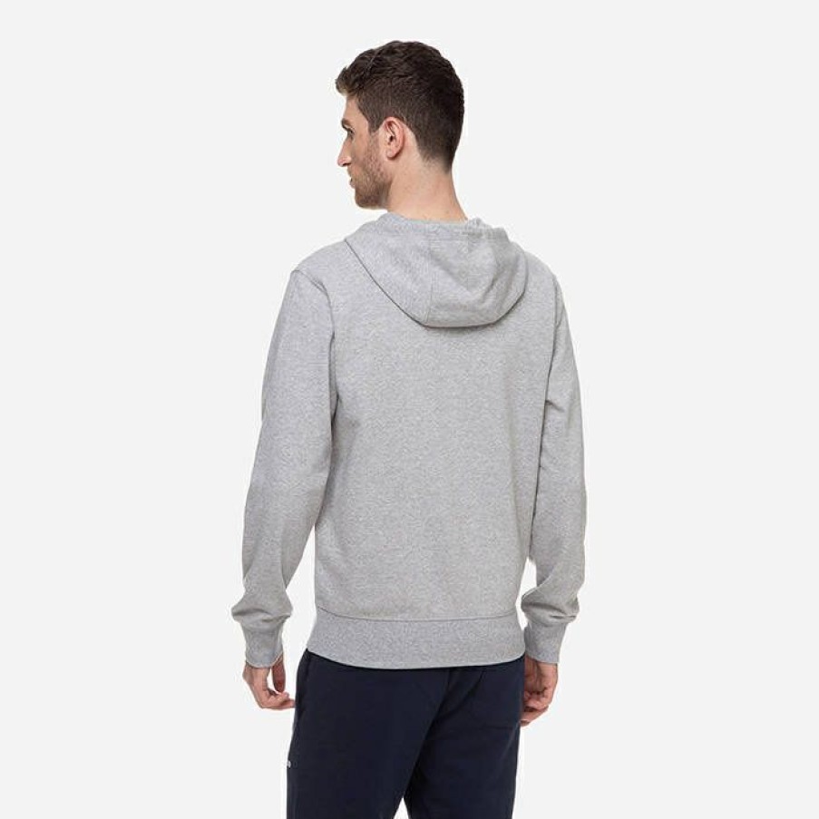 * Opening Sales New Balance Essentials Stacked Full Zip Hoodie Mj03558Ag | Mens Sweatshirts