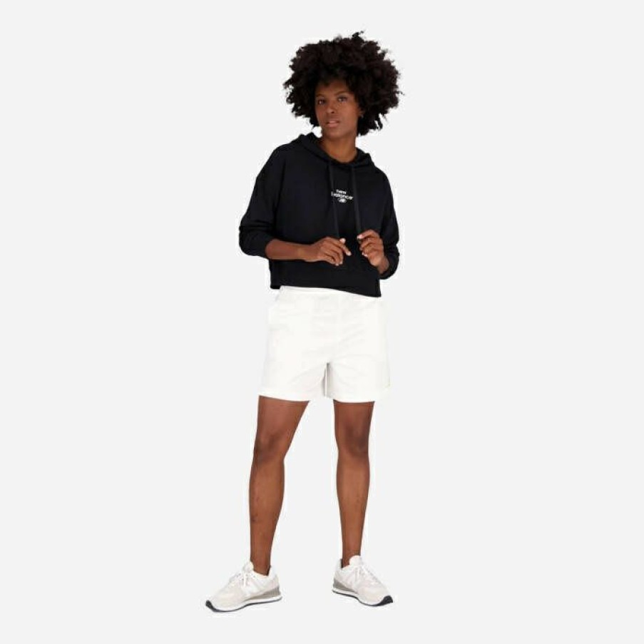 * Typical Style Women'S Sweatshirt New Balance Essentials Reimagined Wt31509Bk | Women'S Sweatshirts