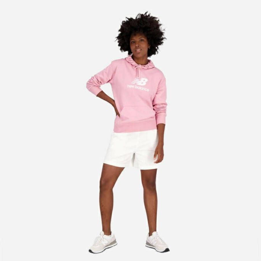 * Bargain Sale Women'S Sweatshirt New Balance Essentials Stacked Logo Wt31533Hao | Women'S Sweatshirts