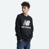 * Exquisite Gifts New Balance Essentials Stacked Mt03560Bk | Mens Sweatshirts