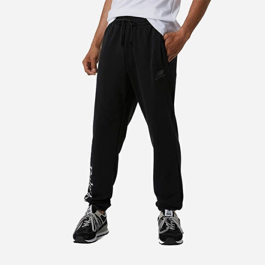 * Classical New Balance Essentials Celebrate Jog Pants Mp21503Bk | Mens Trousers